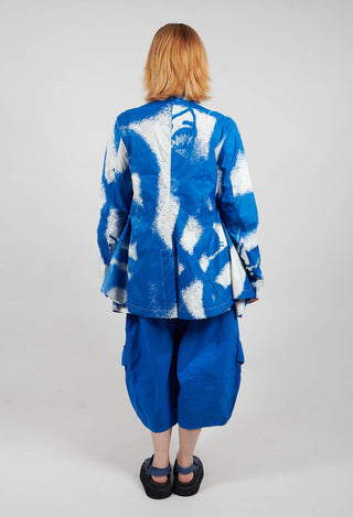 Zip Up Jacket in Electric Print - 1001106
