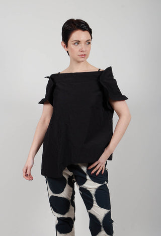Bardot Style Top in Black - 1120611