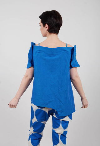 Bardot Style Top in Electric - 1120611