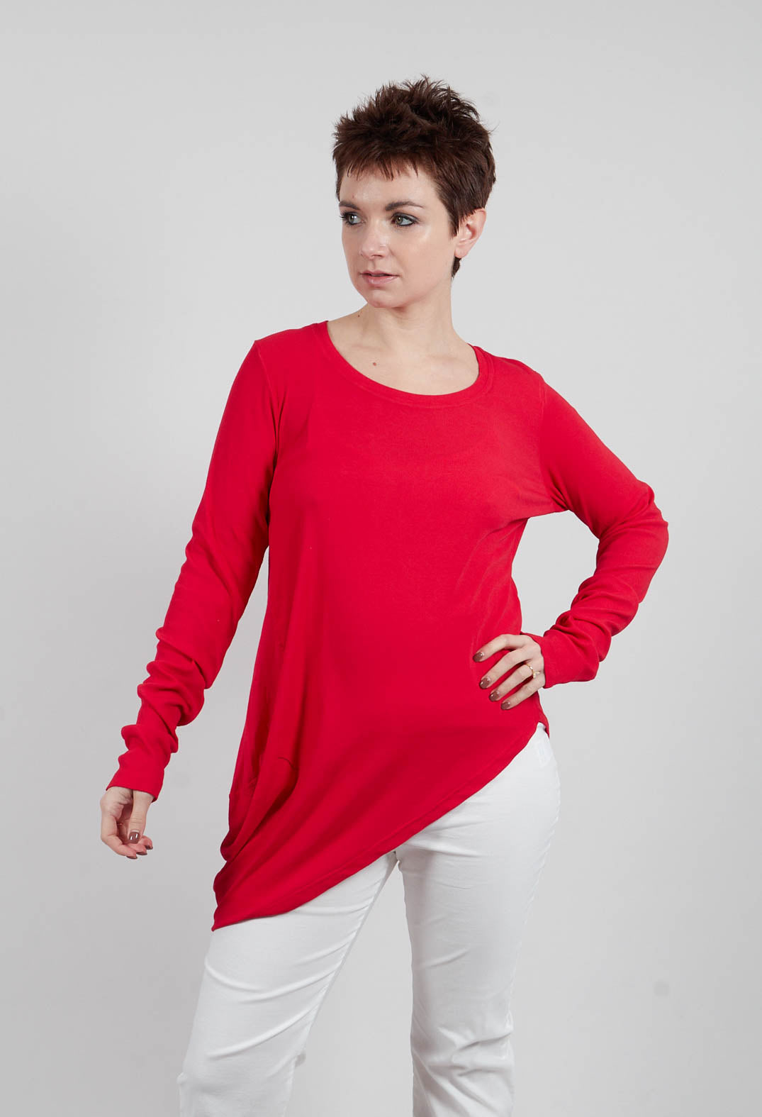 Long Sleeve T-Shirt in Ketchup Cloud - 1180502