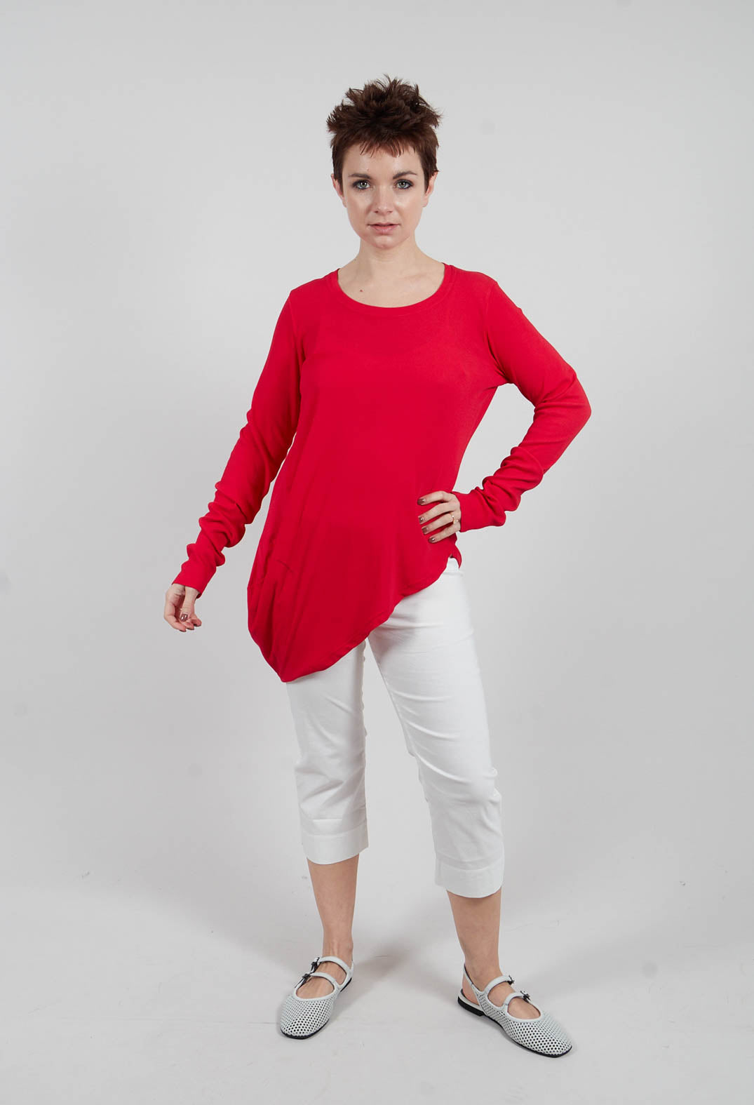 Long Sleeve T-Shirt in Ketchup Cloud - 1180502