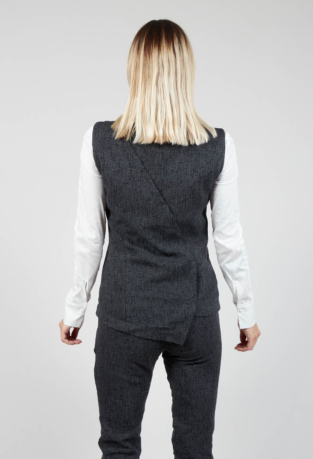 Gilet Munch Textured Top in Palude