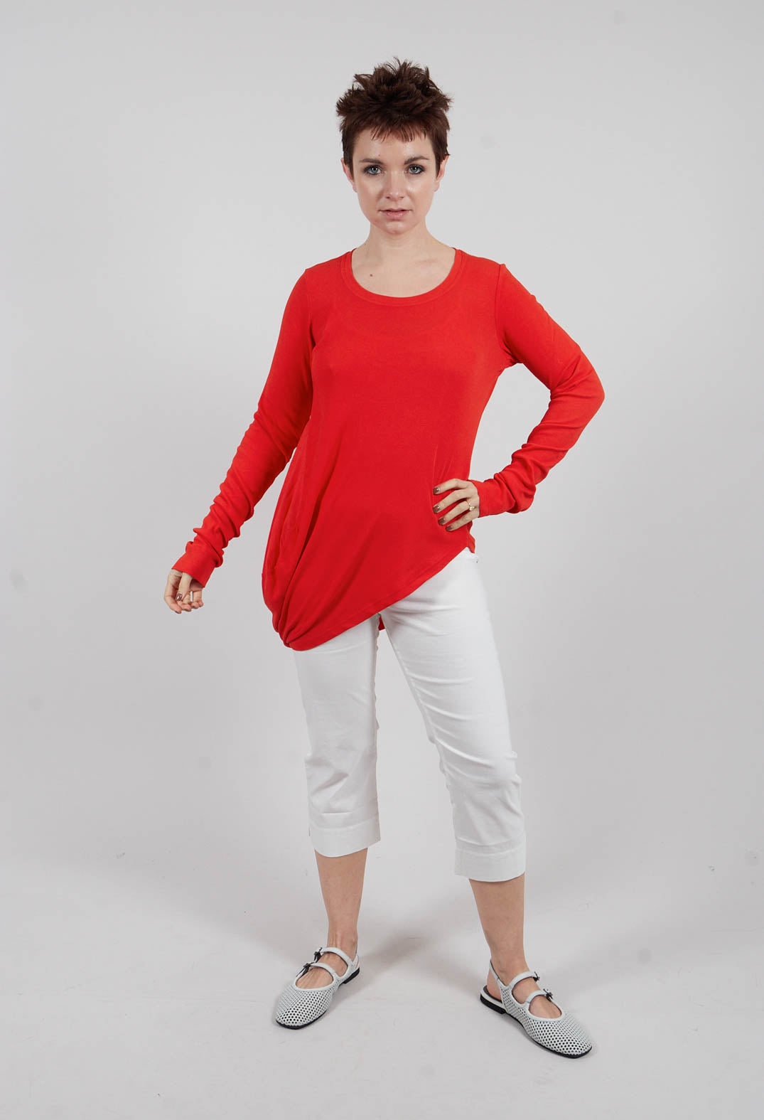 Long Sleeve T-Shirt in Pepper Cloud - 1180502