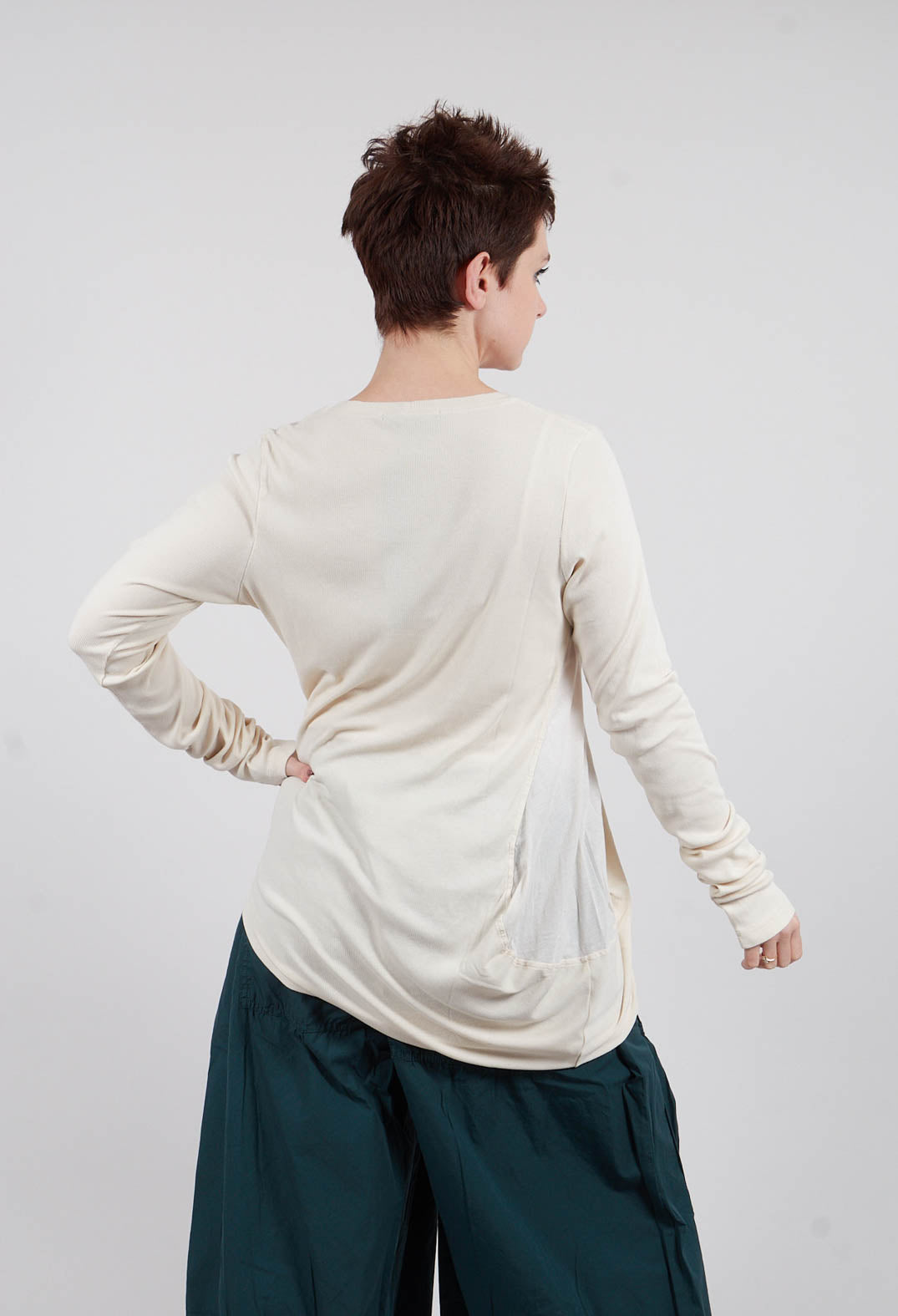 Long Sleeve T-Shirt in Marshmallow - 1180502