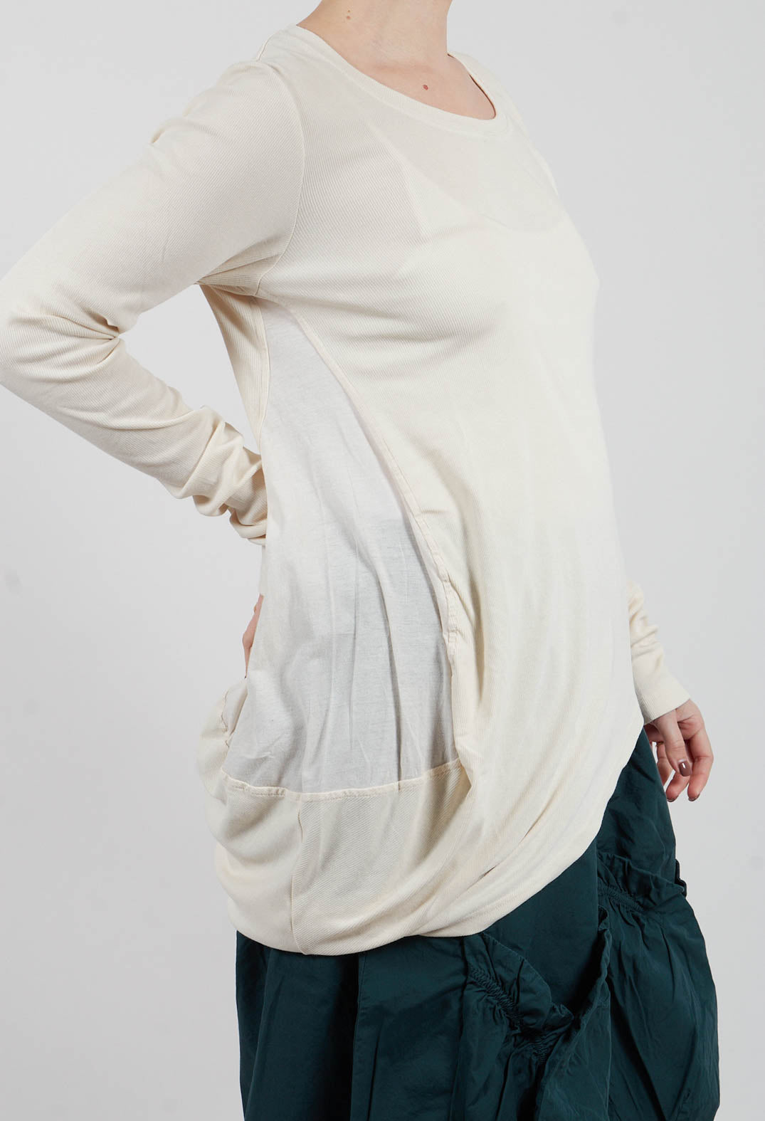 Long Sleeve T-Shirt in Marshmallow - 1180502
