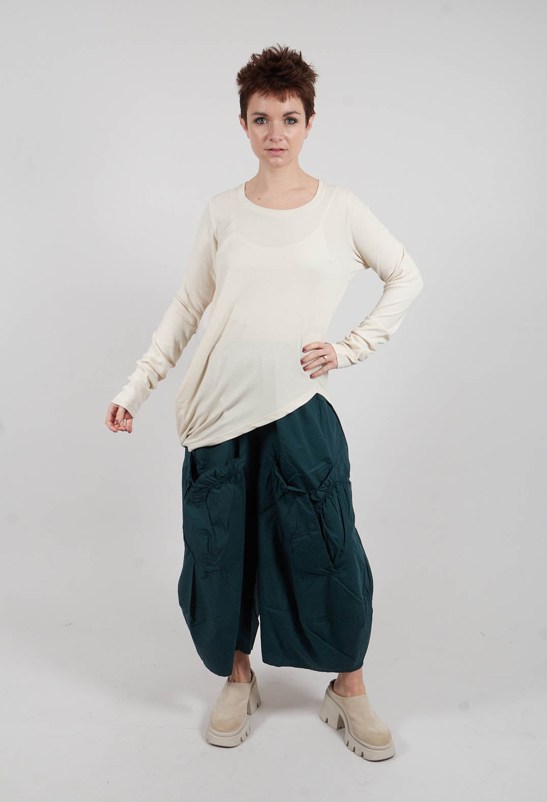 Long Sleeve T-Shirt in Marshmallow - 1180502