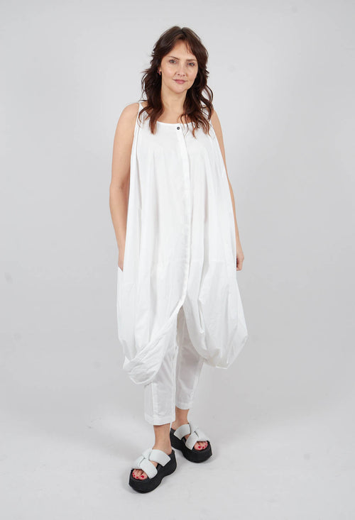 Wide Open Neck Dress in Paper - 1230903