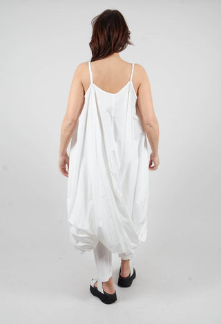 Wide Open Neck Dress in Paper - 1230903