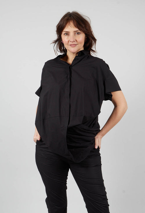 Balloon Shirt in Black - 1230404