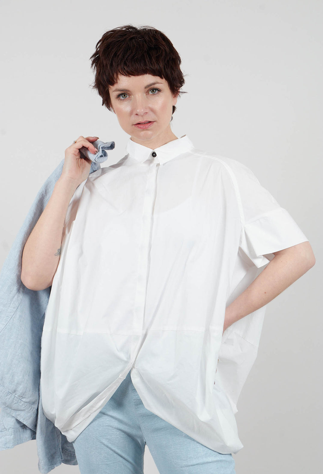 Balloon Shirt in Paper - 1230404