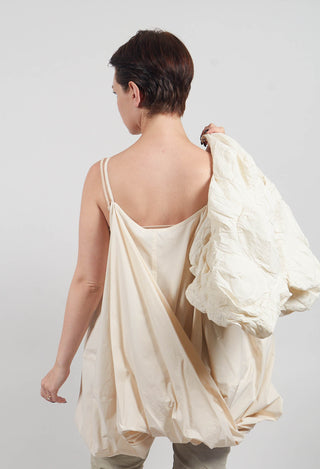 Sleeveless Balloon Top in Marshmallow - 1230805