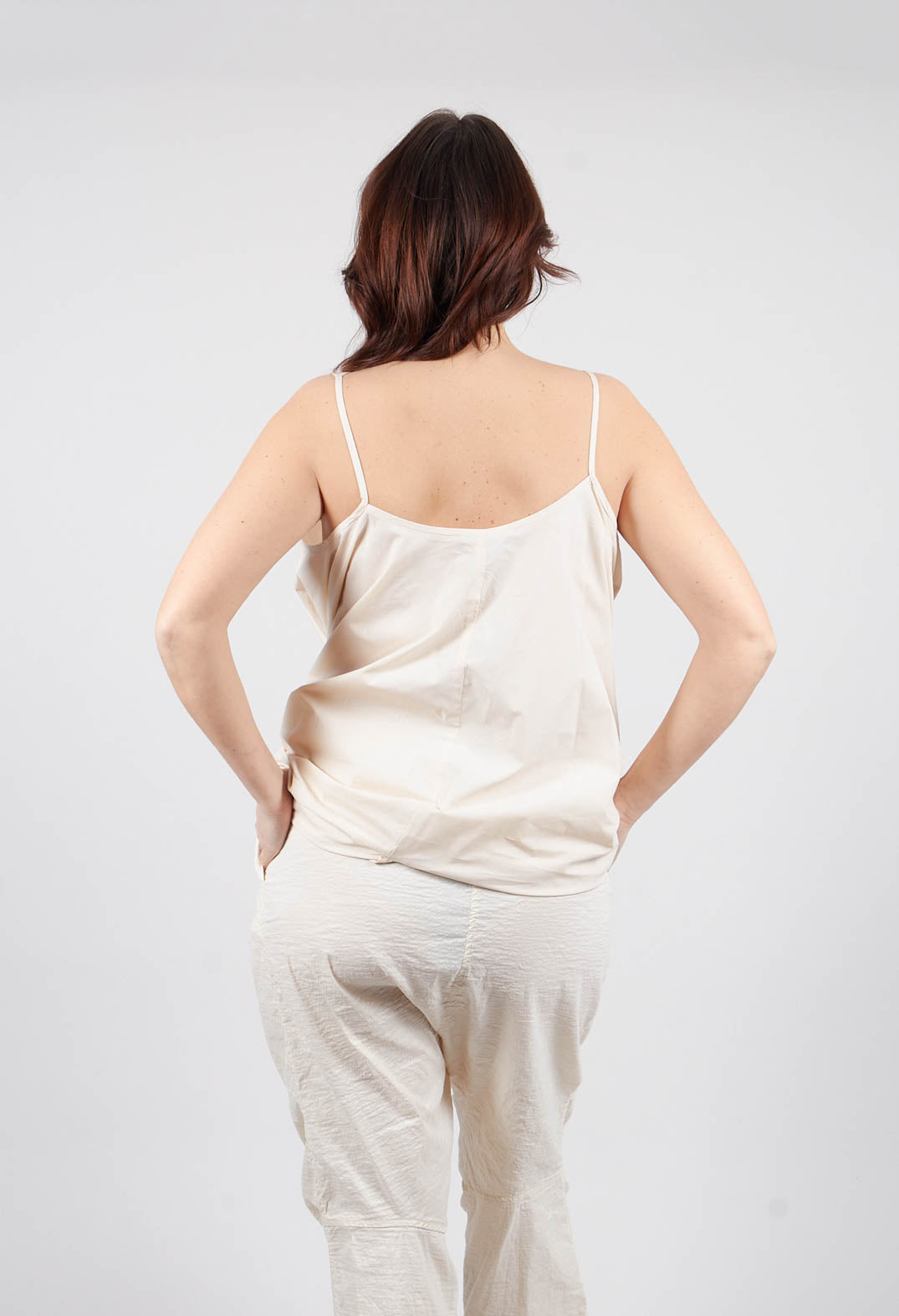 Sleeveless Balloon Top in Marshmallow - 1230805