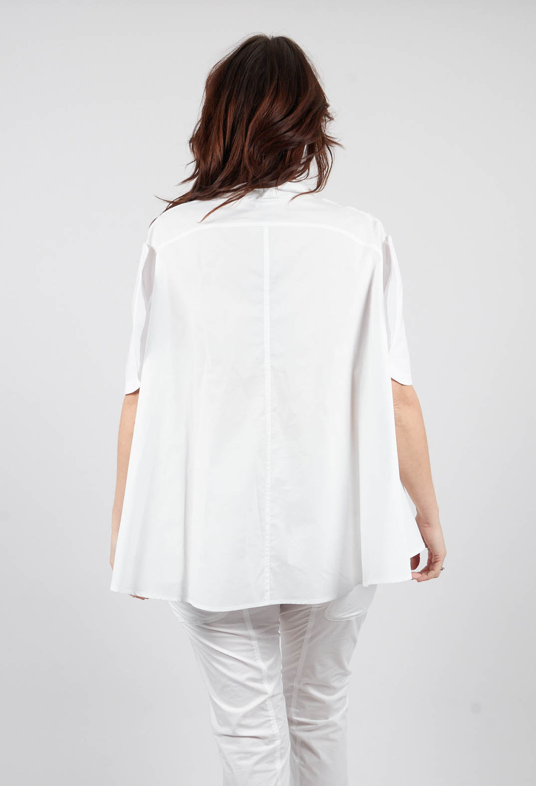Round Sleeve Blouse in Paper - 1230410