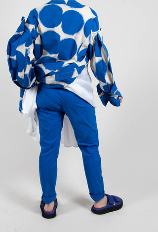 Slim Fit Trousers in Electric - 1240104