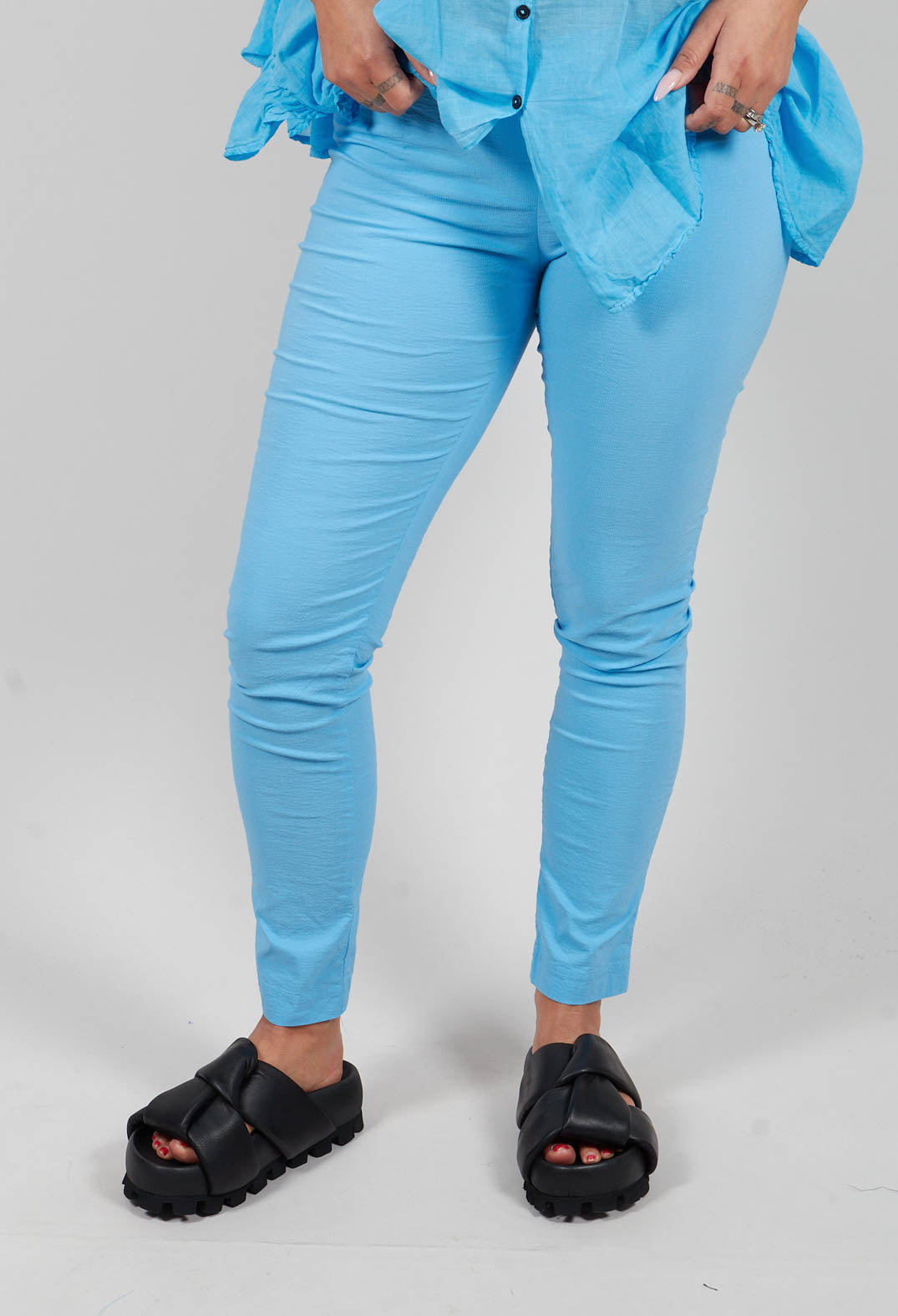 Slim Fit Trousers in Ice - 1240104