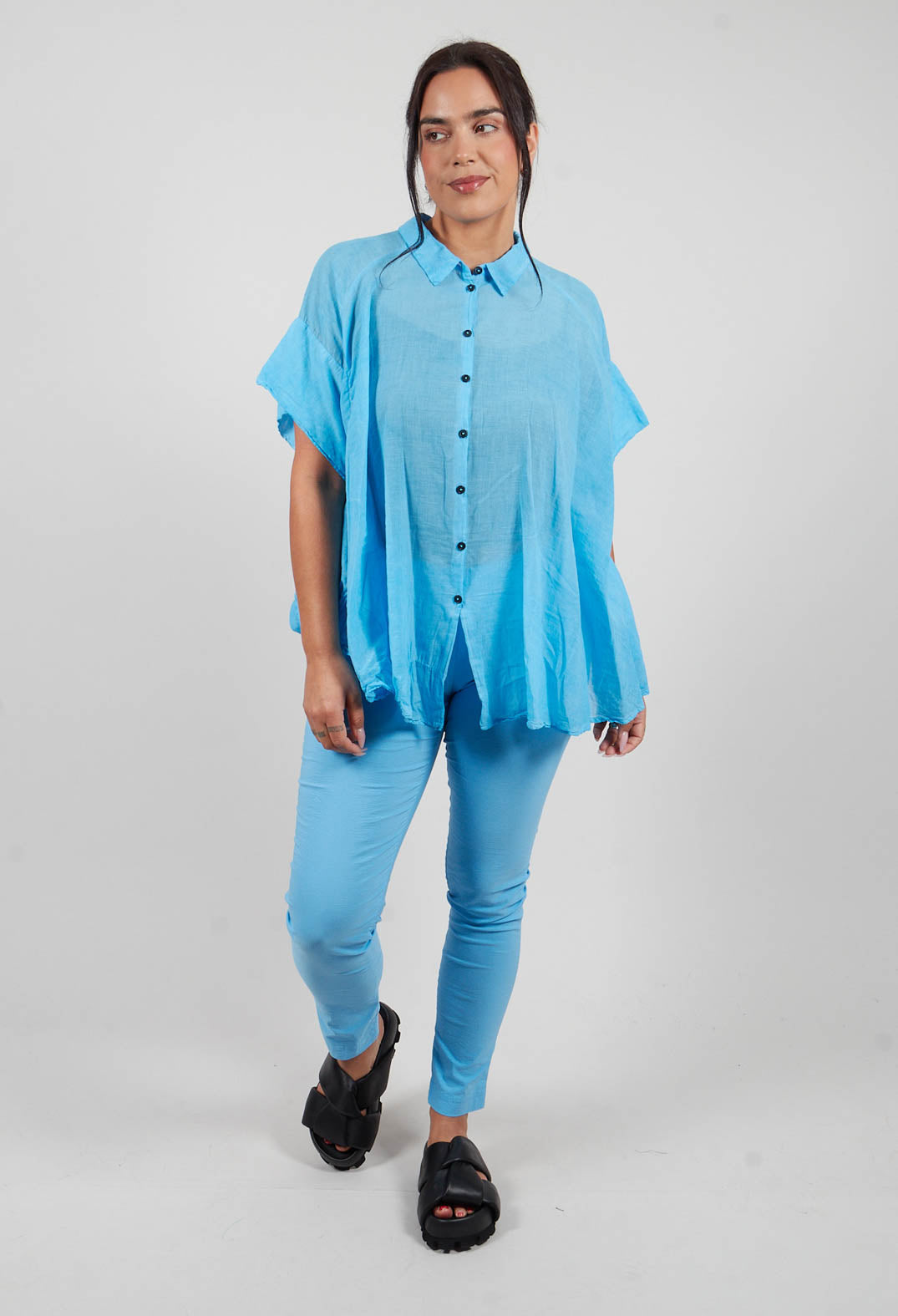 Slim Fit Trousers in Ice - 1240104
