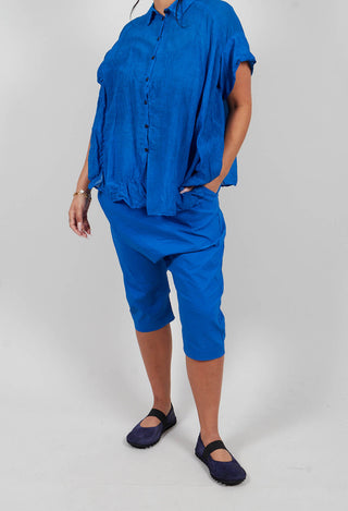 Slim Low Crotch Trousers in Electric - 1240105