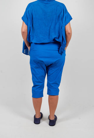 Slim Low Crotch Trousers in Electric - 1240105