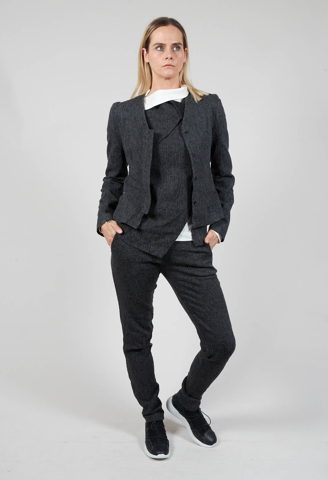 Giacca Munch Short Textured Jacket in Palude