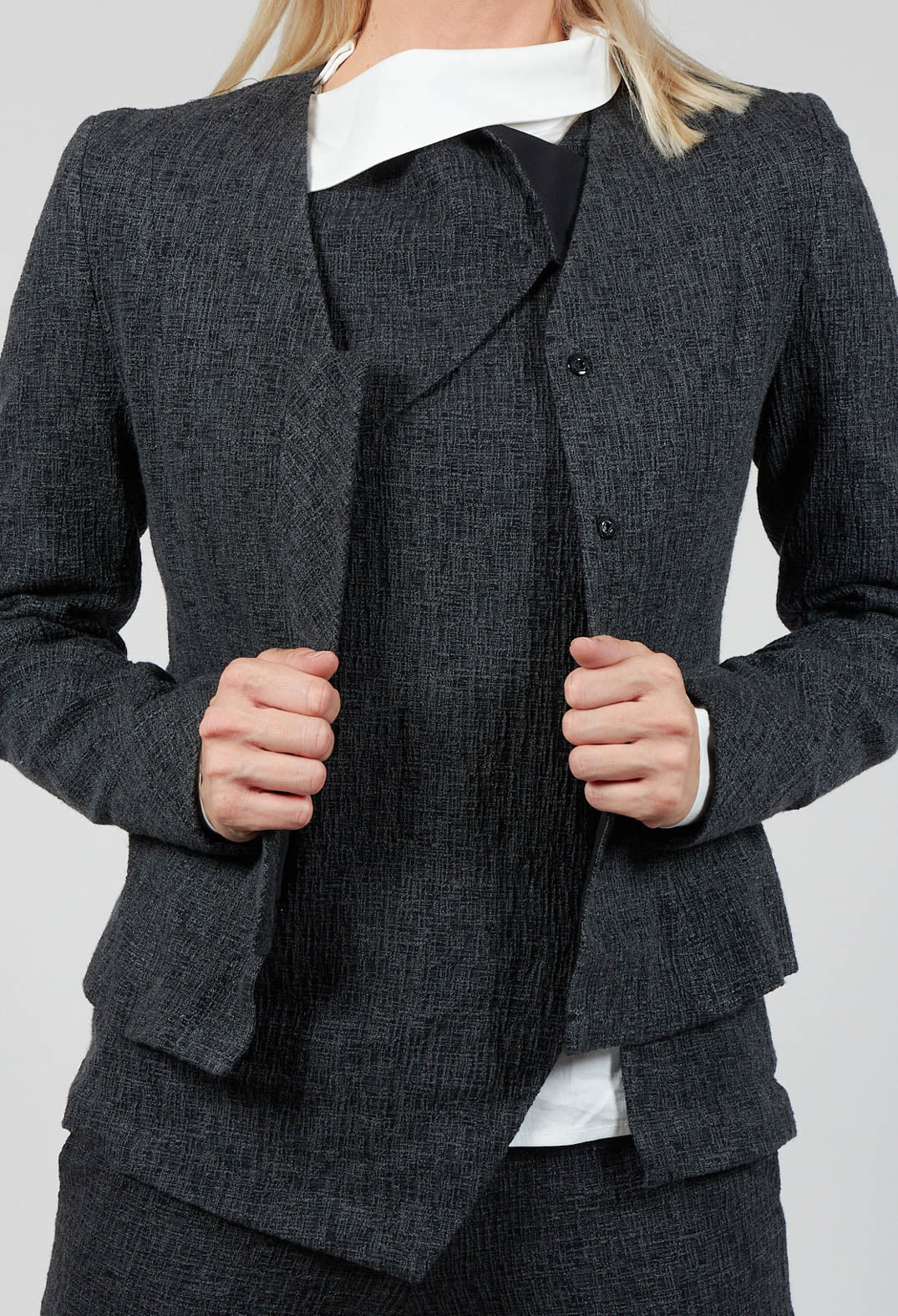 Giacca Munch Short Textured Jacket in Palude