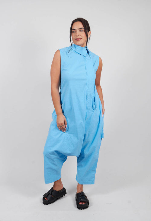 High Neck Jumpsuit in Ice - 1241308