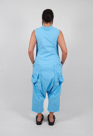 High Neck Jumpsuit in Ice - 1241308