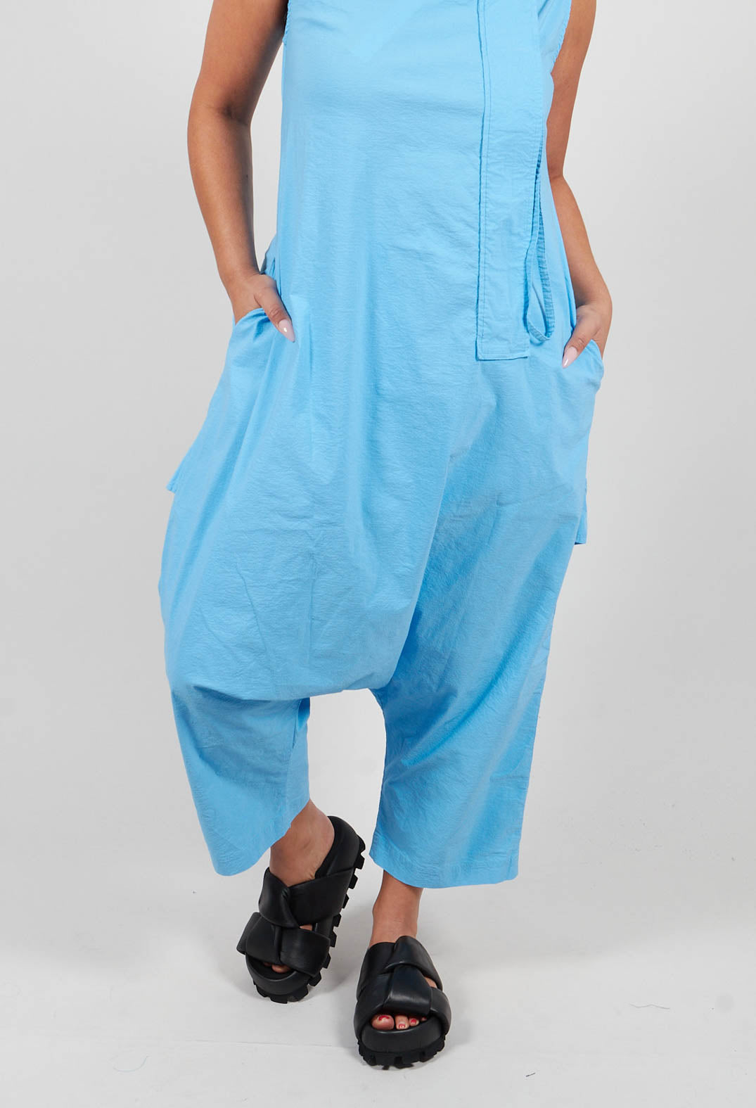 High Neck Jumpsuit in Ice - 1241308