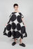 Relaxed T-Shirt Dress in Black Print - 1260901