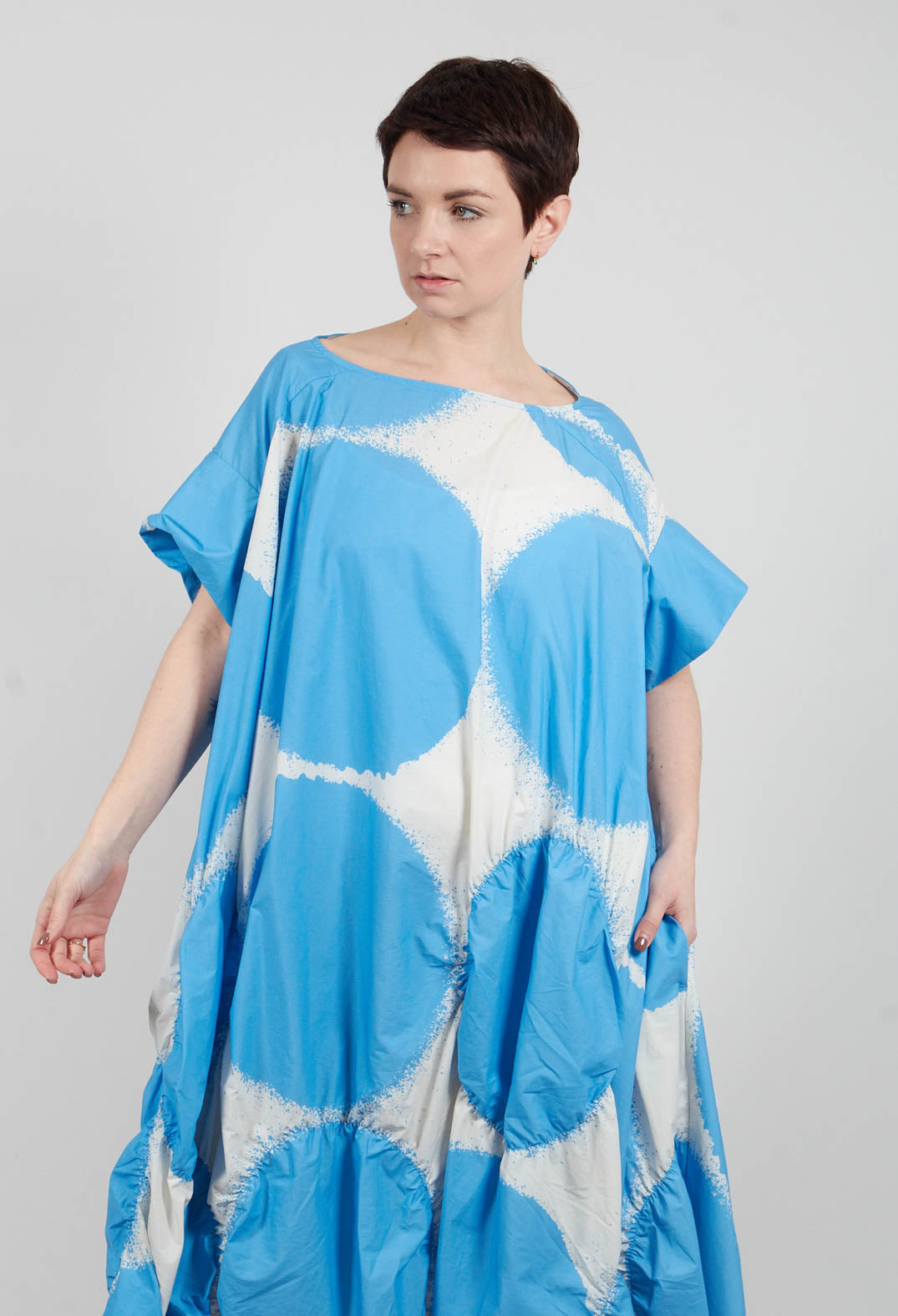Relaxed T-Shirt Dress in Ice Print - 1260901