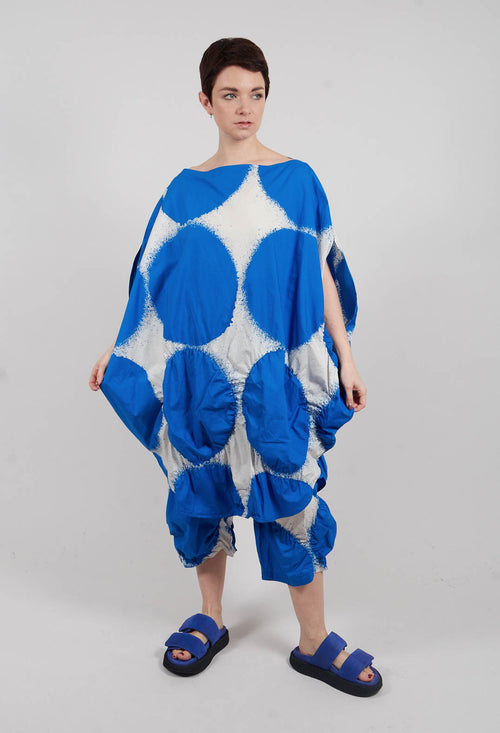 Circular Print Dress in Electric Print - 1260902