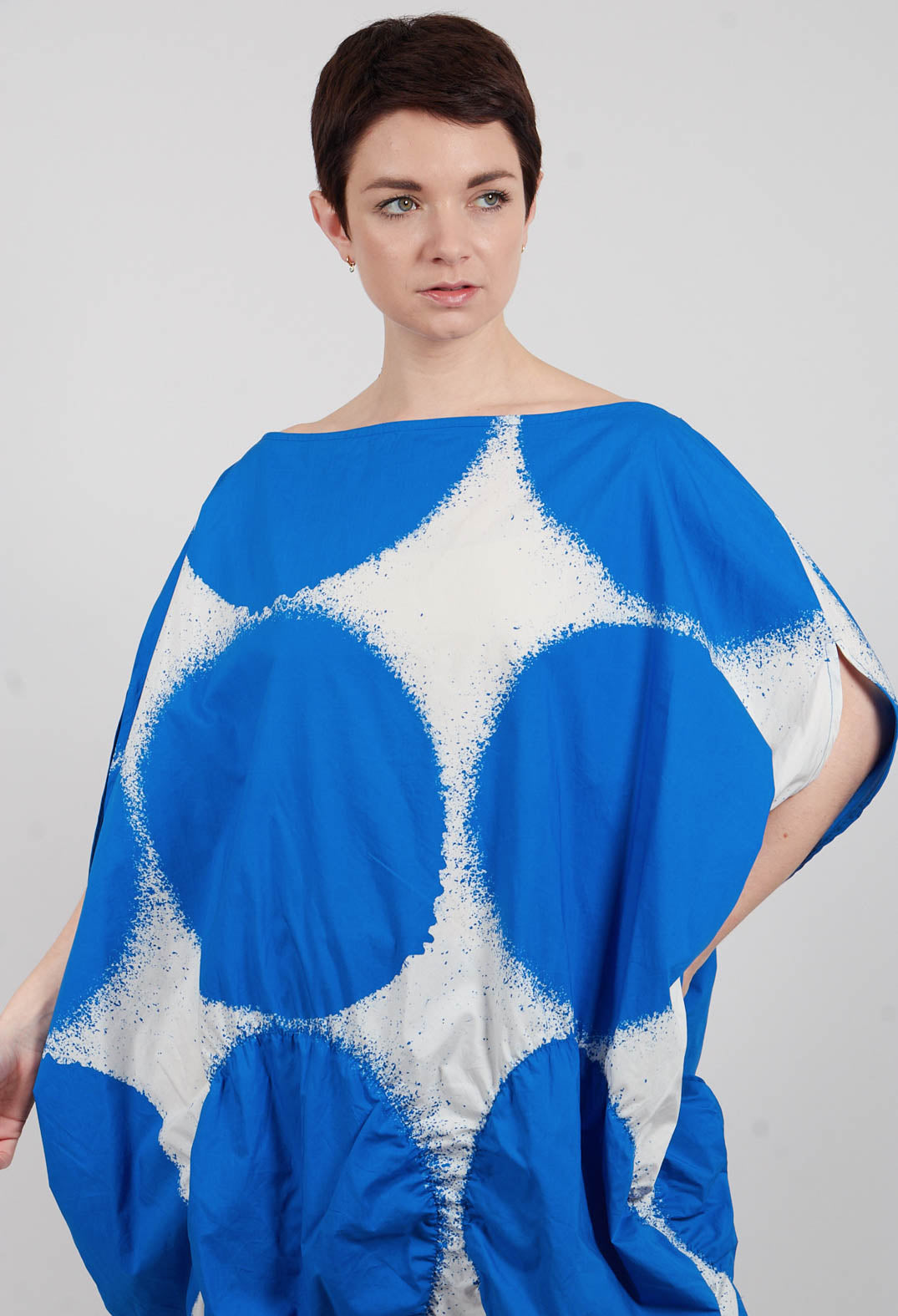 Circular Print Dress in Electric Print - 1260902