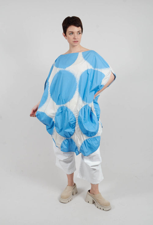 Circular Print Dress in Ice Print - 1260902
