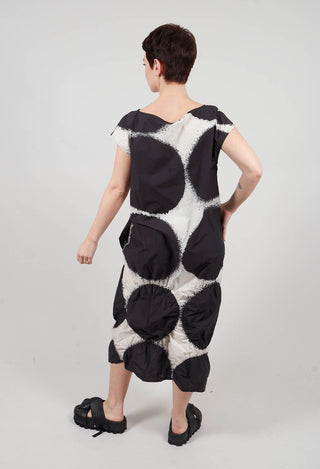 MidI Dress in Black Print - 1260903