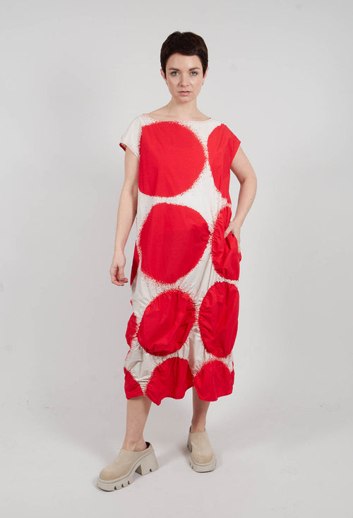 MidI Dress in Ketchup Print - 1260903