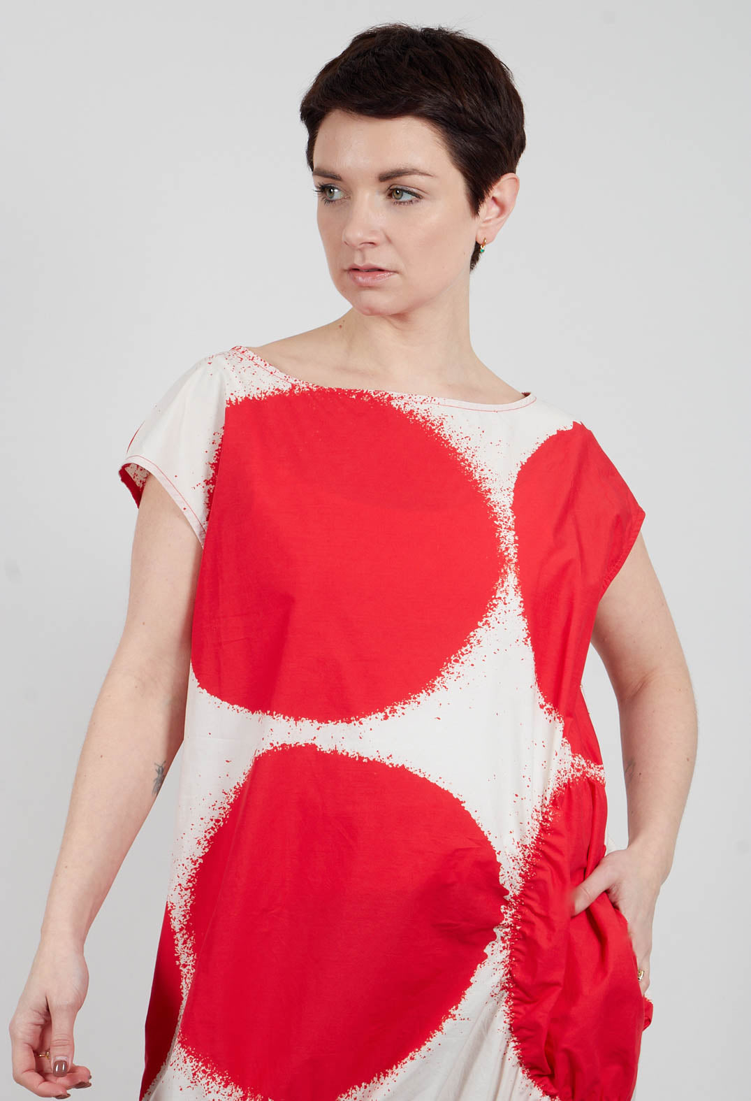 MidI Dress in Ketchup Print - 1260903