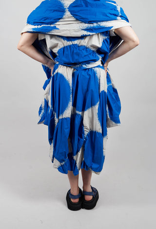 Elasticated A-Line Skirt in Electric Print - 1260304