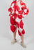 Cropped Balloon Trousers in Ketchup Print - 1260105