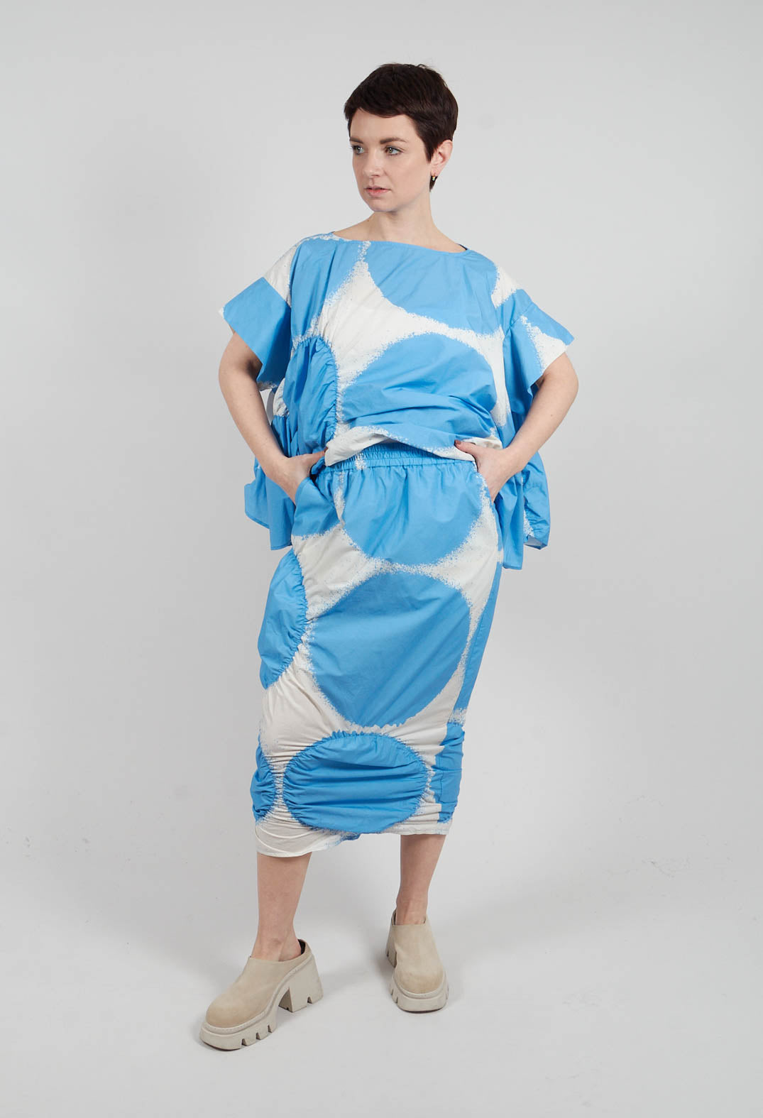 Straight Skirt in Ice Print - 1260309