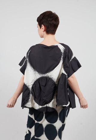 Oversize T-Shirt in Black Print - 1260610