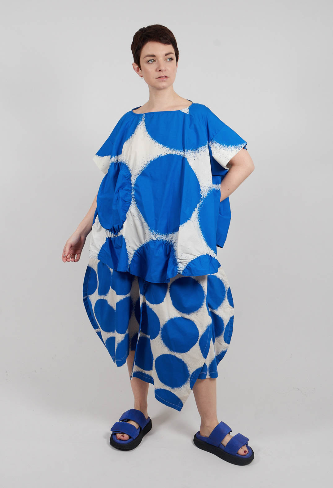 Oversize T-Shirt in Electric Print - 1260610