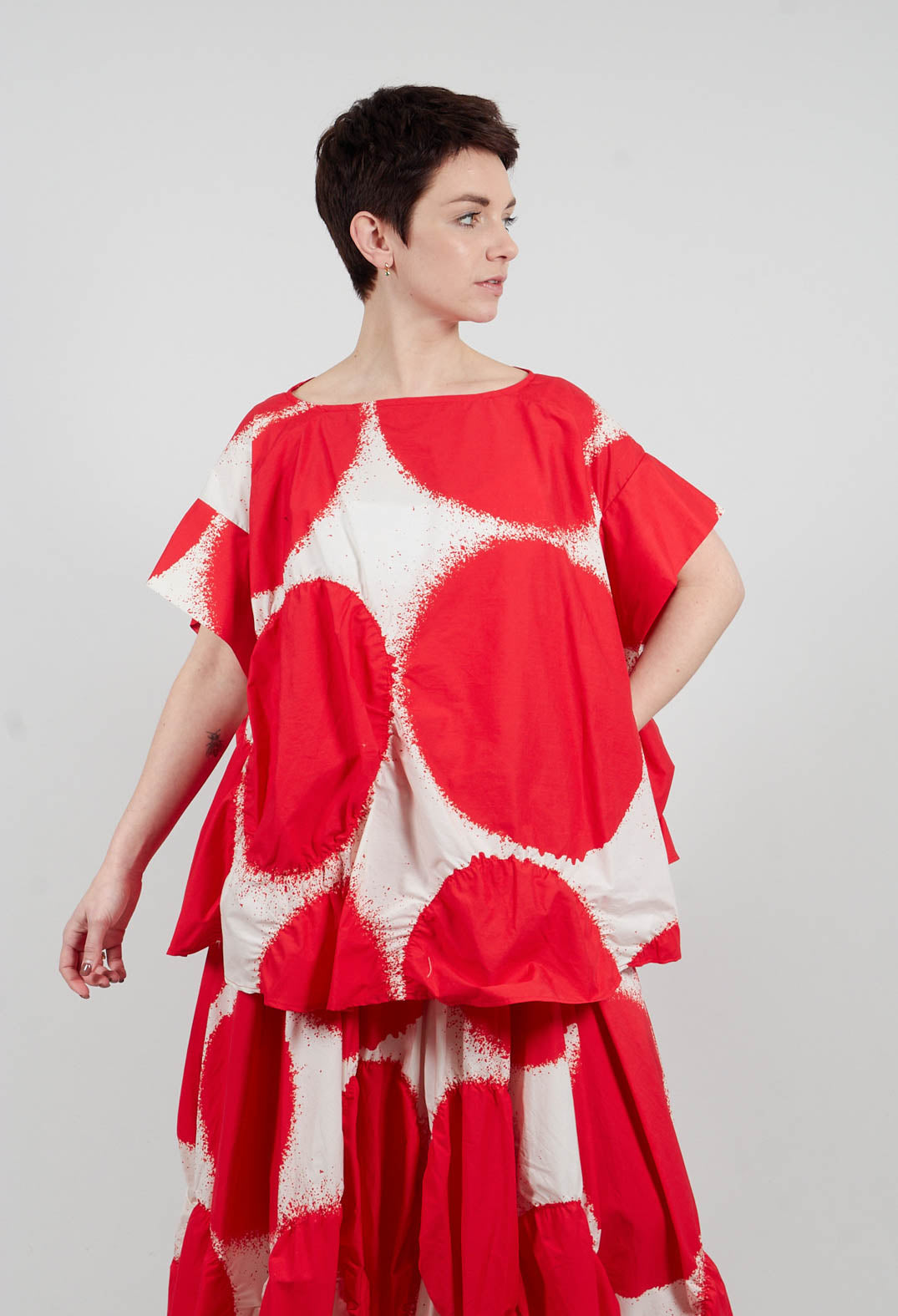 Oversize T-Shirt in Ketchup Print - 1260610