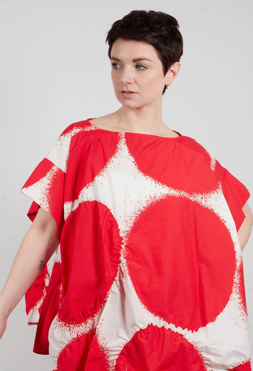 Oversize T-Shirt in Ketchup Print - 1260610