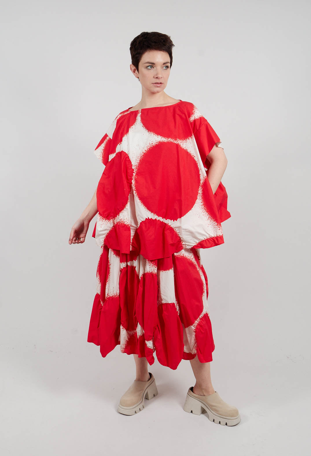 Oversize T-Shirt in Ketchup Print - 1260610