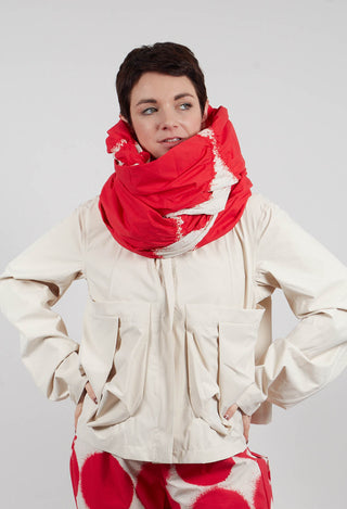 Exrtra Large Scarf in Ketchup Print - 1261412