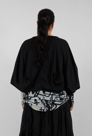 Circle T-Shirt in Black Print - 1300502