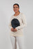 Circle Long Sleeve T-Shirt in Marshmallow Print - 1300505
