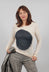 Circle Long Sleeve T-Shirt in Marshmallow Print - 1300505