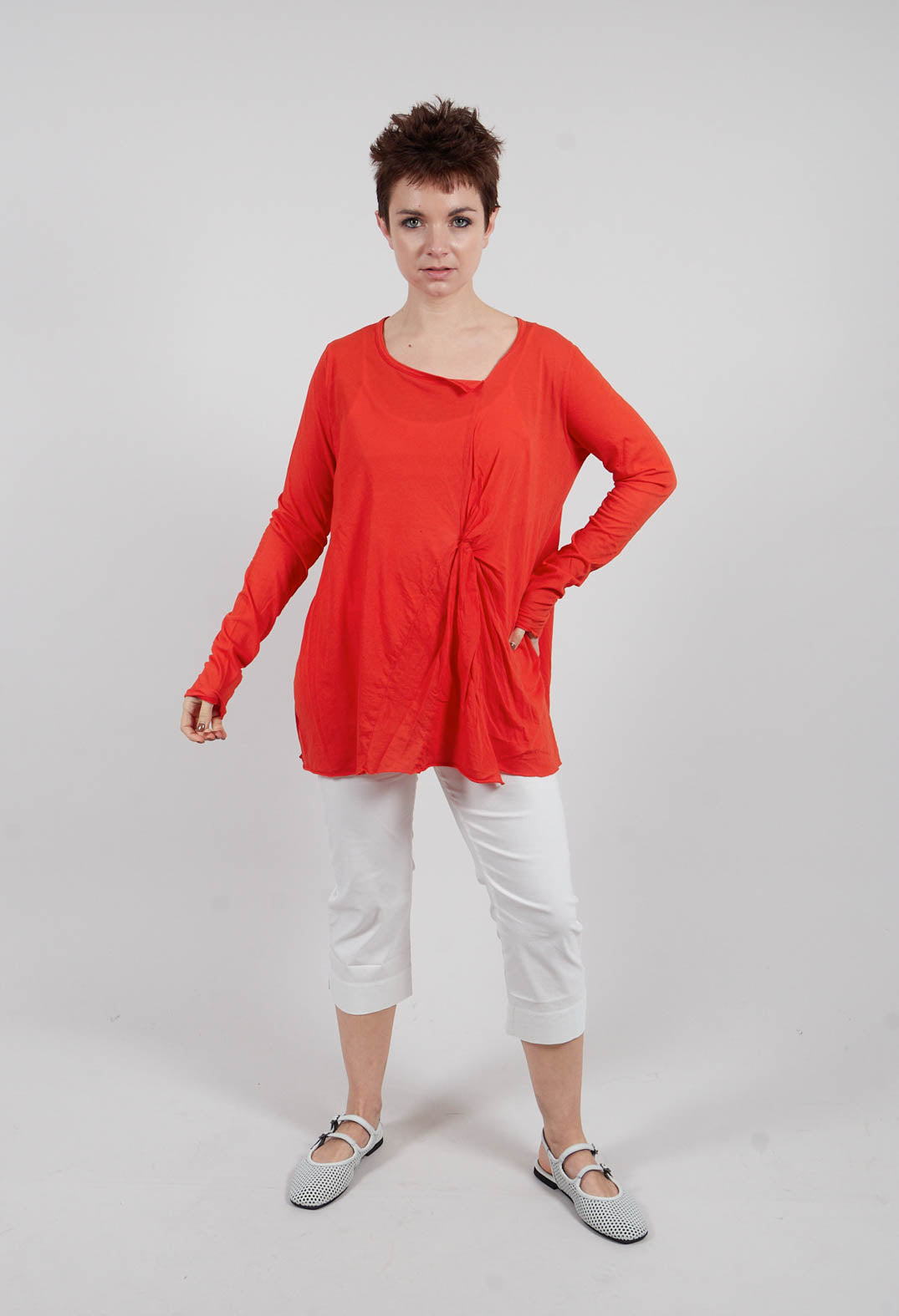 Knot Top in Pepper Cloud - 1320502