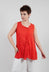 Sleeveless Knot Top in Pepper Cloud - 1320803