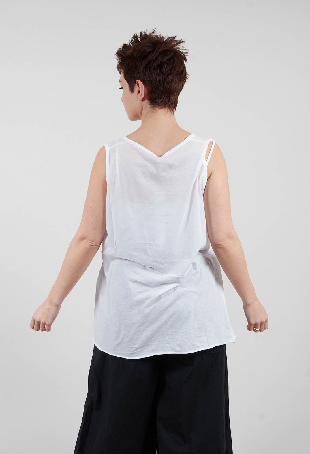Sleeveless Knot Top in Papper - 1320803